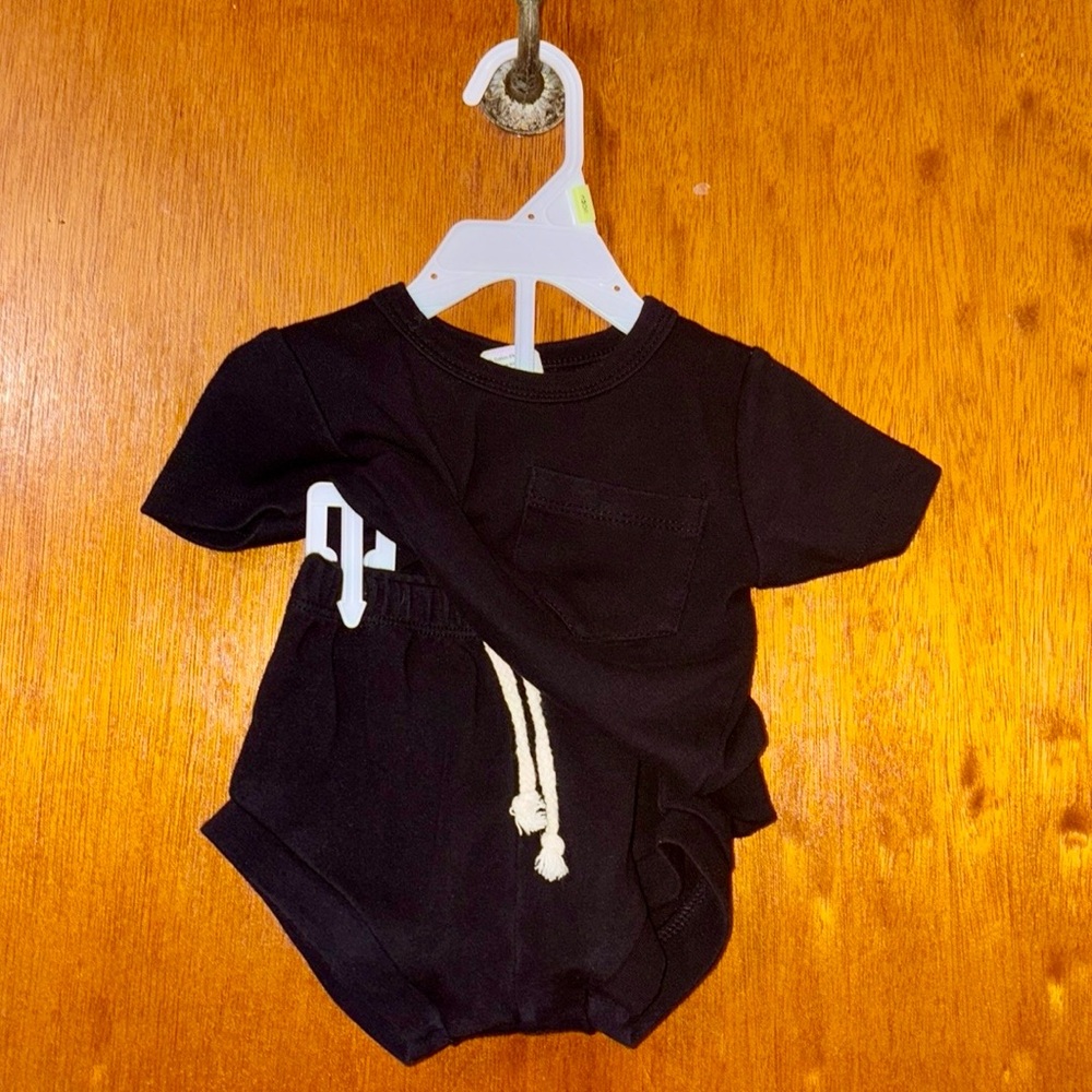 Little One Shop Solid Black Set